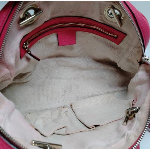 Gucci Pink Leather SoHo EUC - Picture 8 of 9